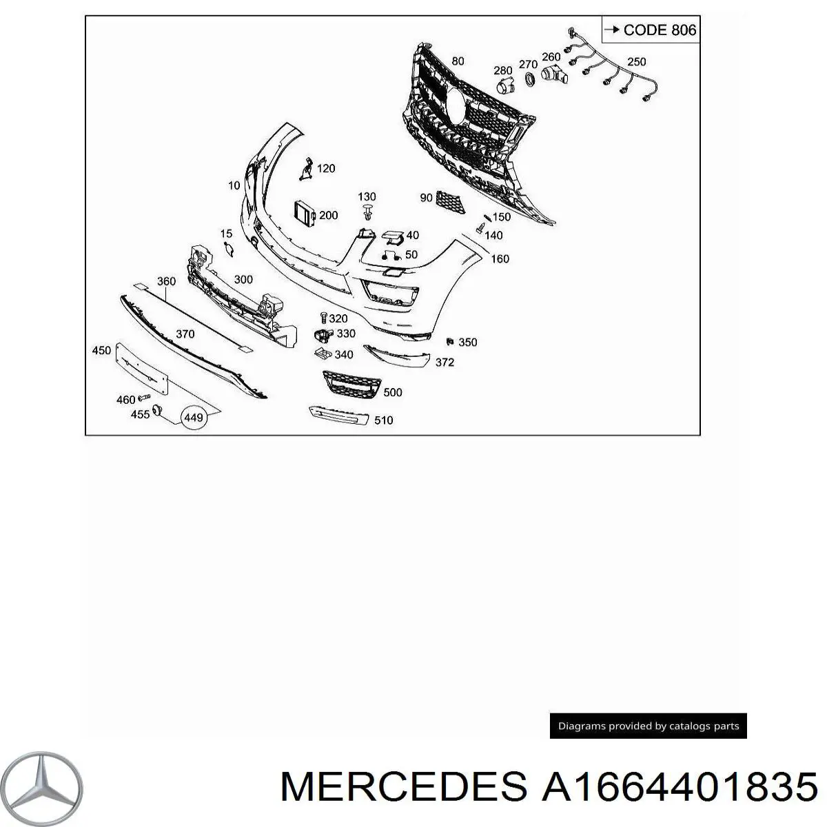 A1664401835 Mercedes 