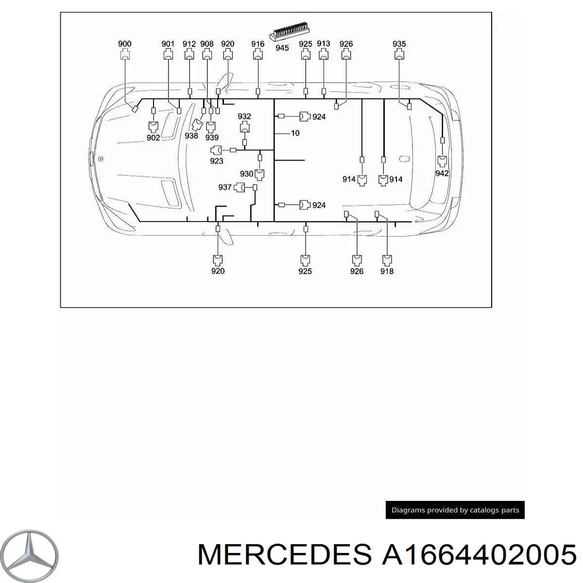 A1664402005 Mercedes 