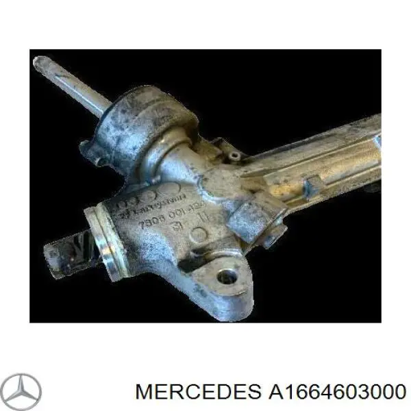 166460560080 Mercedes cremalheira da direção