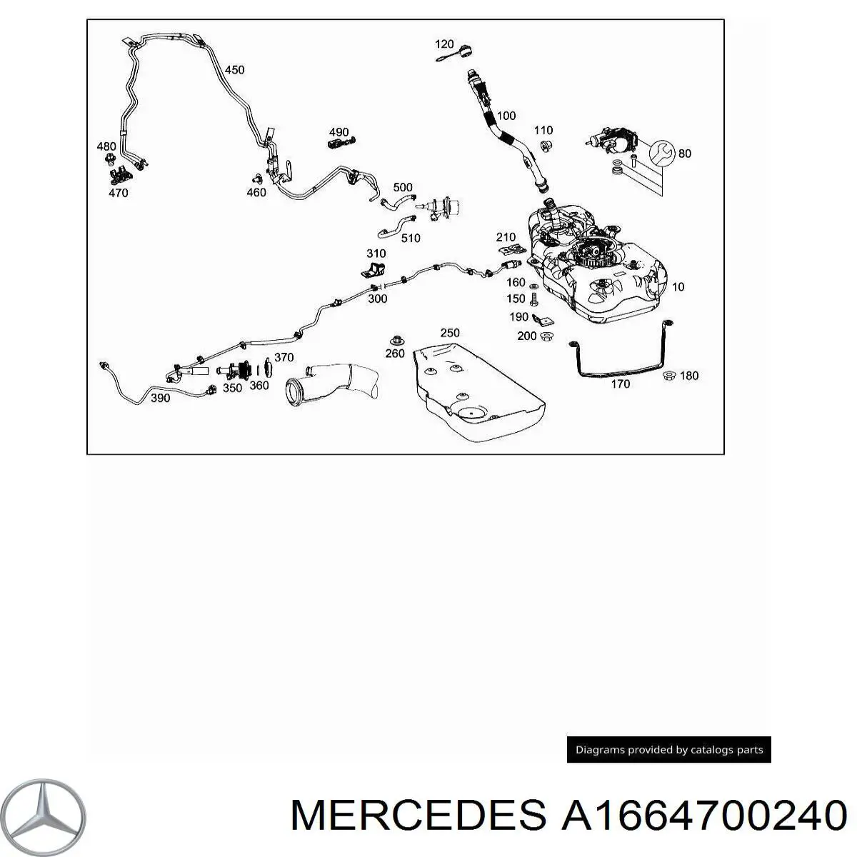 A1664700240 Mercedes 