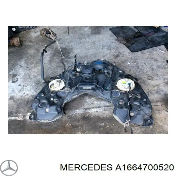 Купить A1664700520 Mercedes Горловина топливного бака