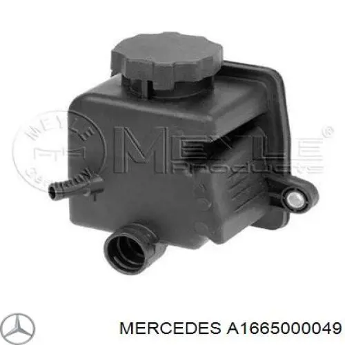 Бачок системы охлаждения двигателя расширительный Mercedes A1665000049 цена, от 49.01 USD