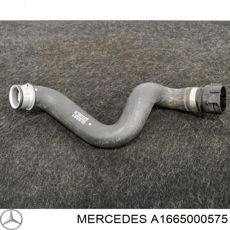 Шланг/патрубок радиатора охлаждения, нижний на Mercedes ML/GLE (W166)