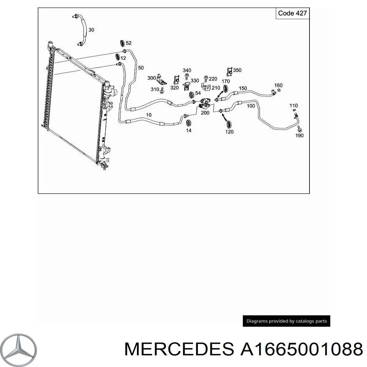  Mercedes A1665001088 цена, от 69.68 USD