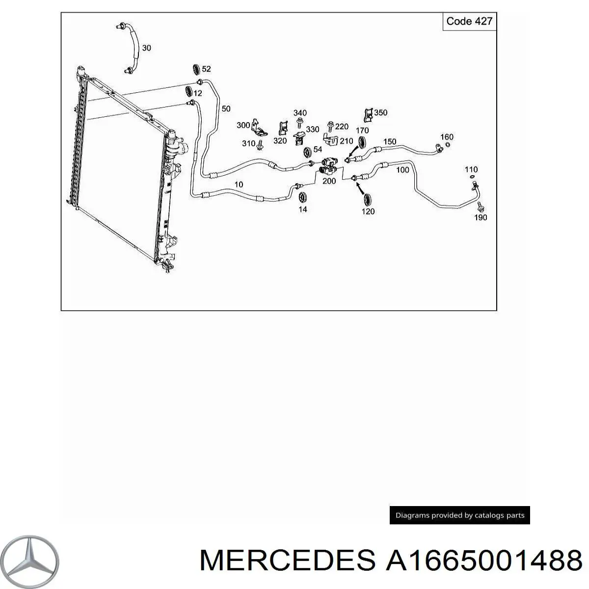 A1665001488 Mercedes 