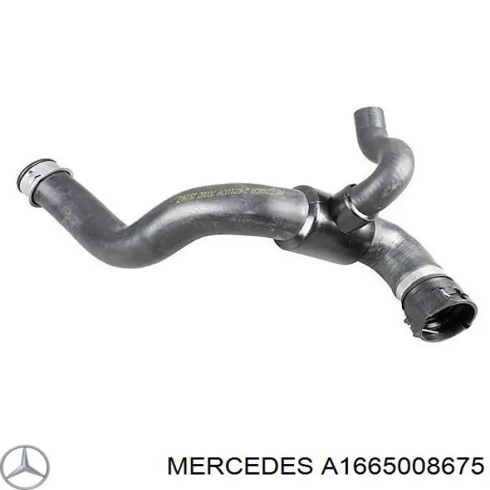 Шланг (патрубок) радиатора охлаждения нижний Mercedes A1665008675