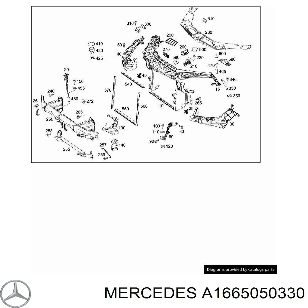 A1665050330 Mercedes 