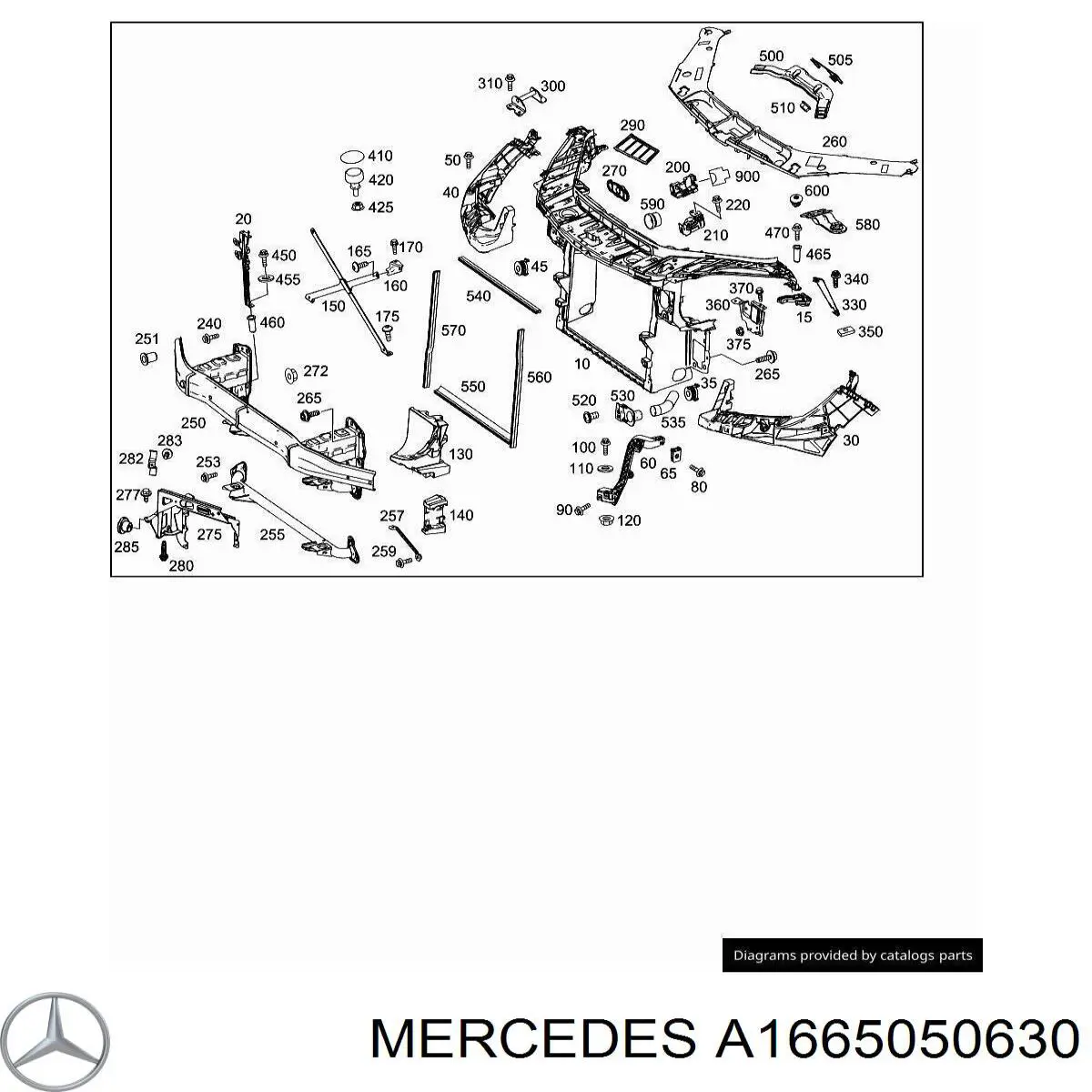 Купить A1665050630 Mercedes 