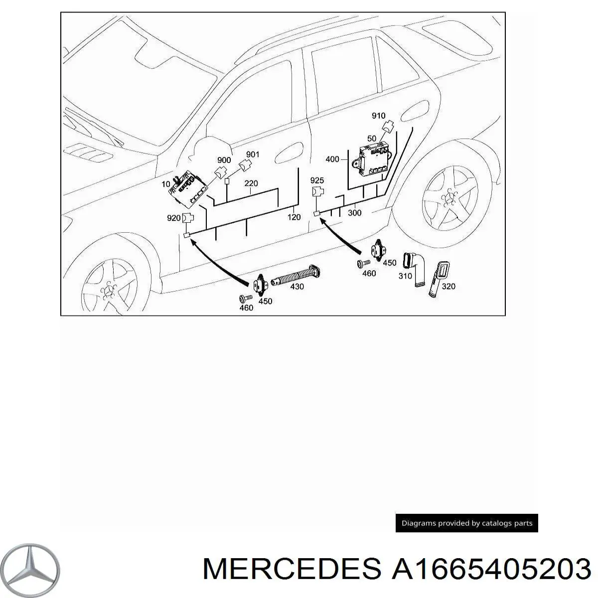 A1665405203 Mercedes 