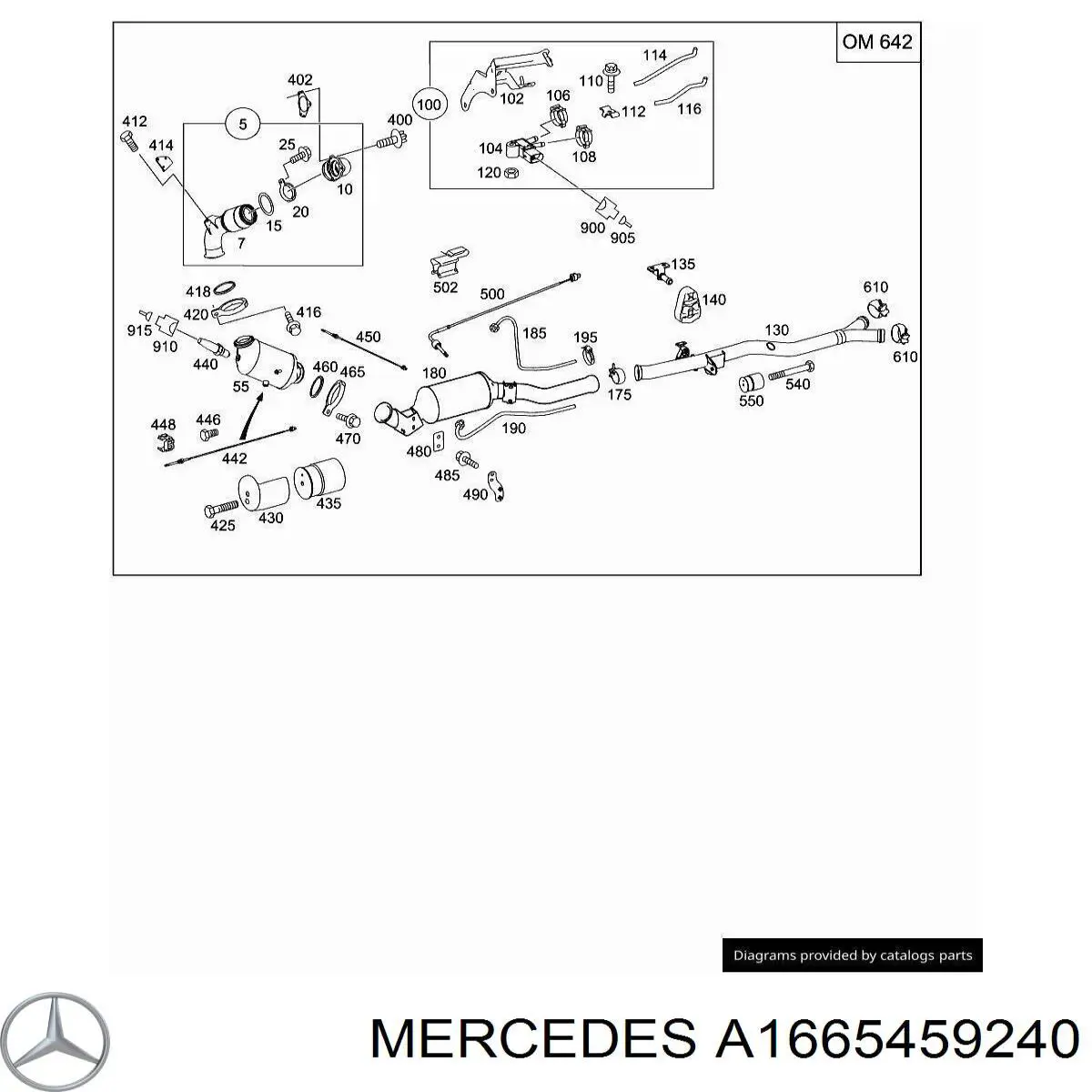  Mercedes A1665459240 цена, от 5.42 USD
