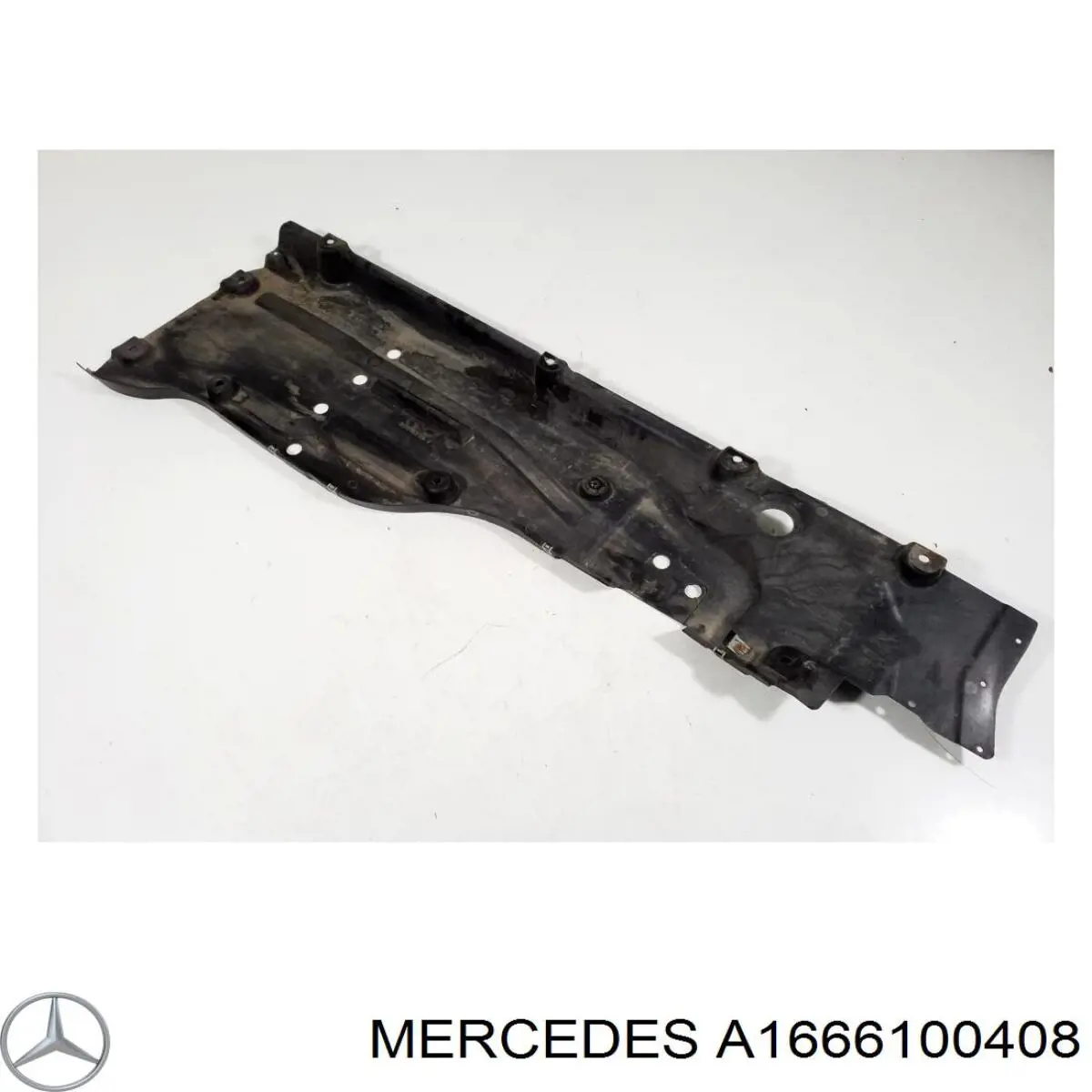 1666100408 Mercedes Защита днища левая