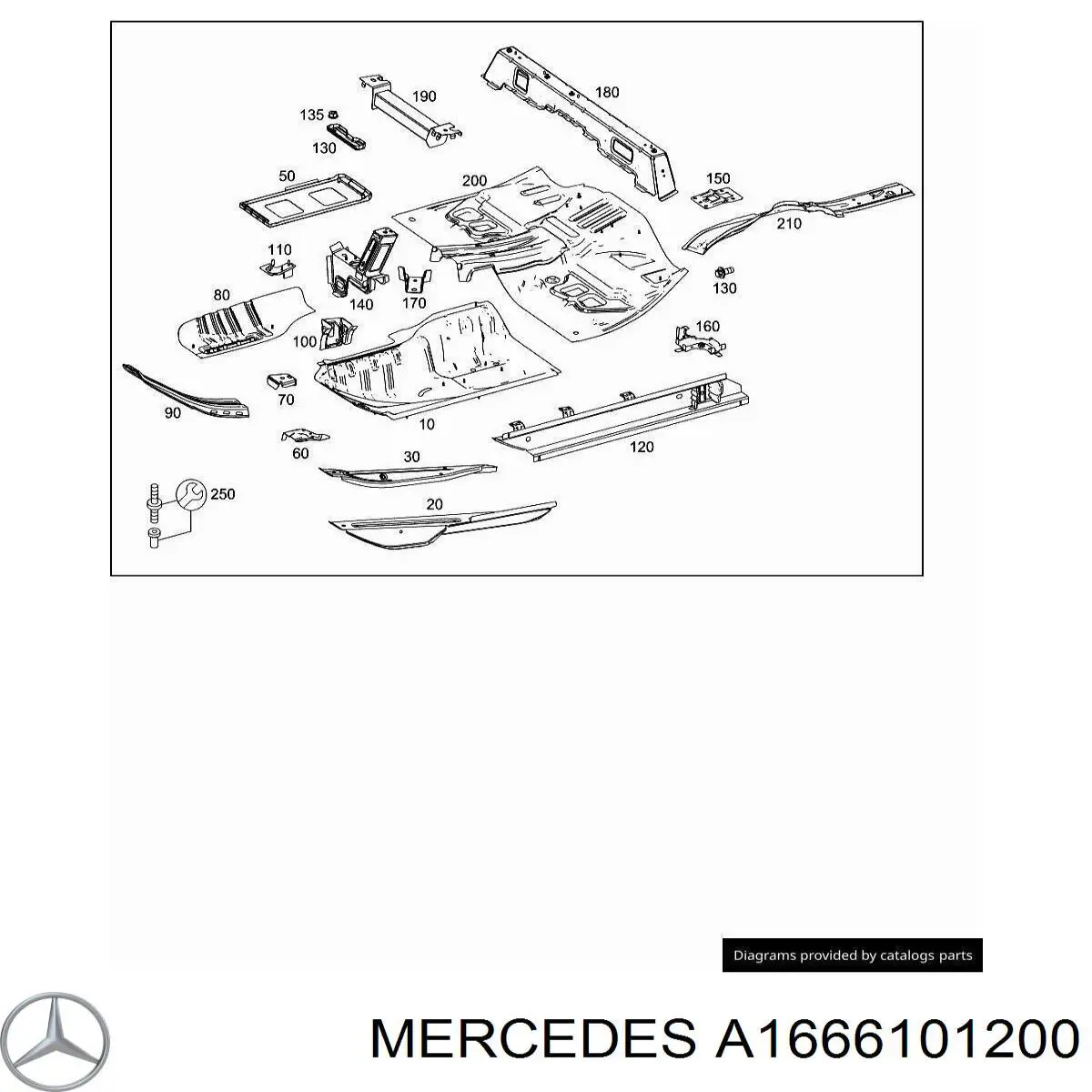  A1666101200 Mercedes