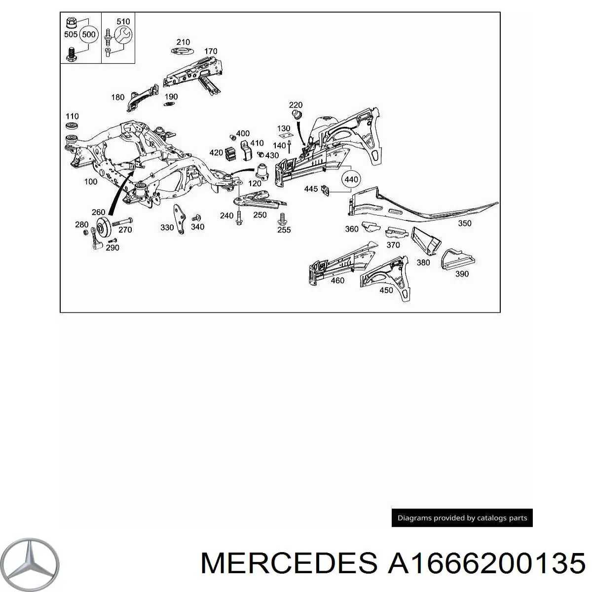 A1666200135 Mercedes 
