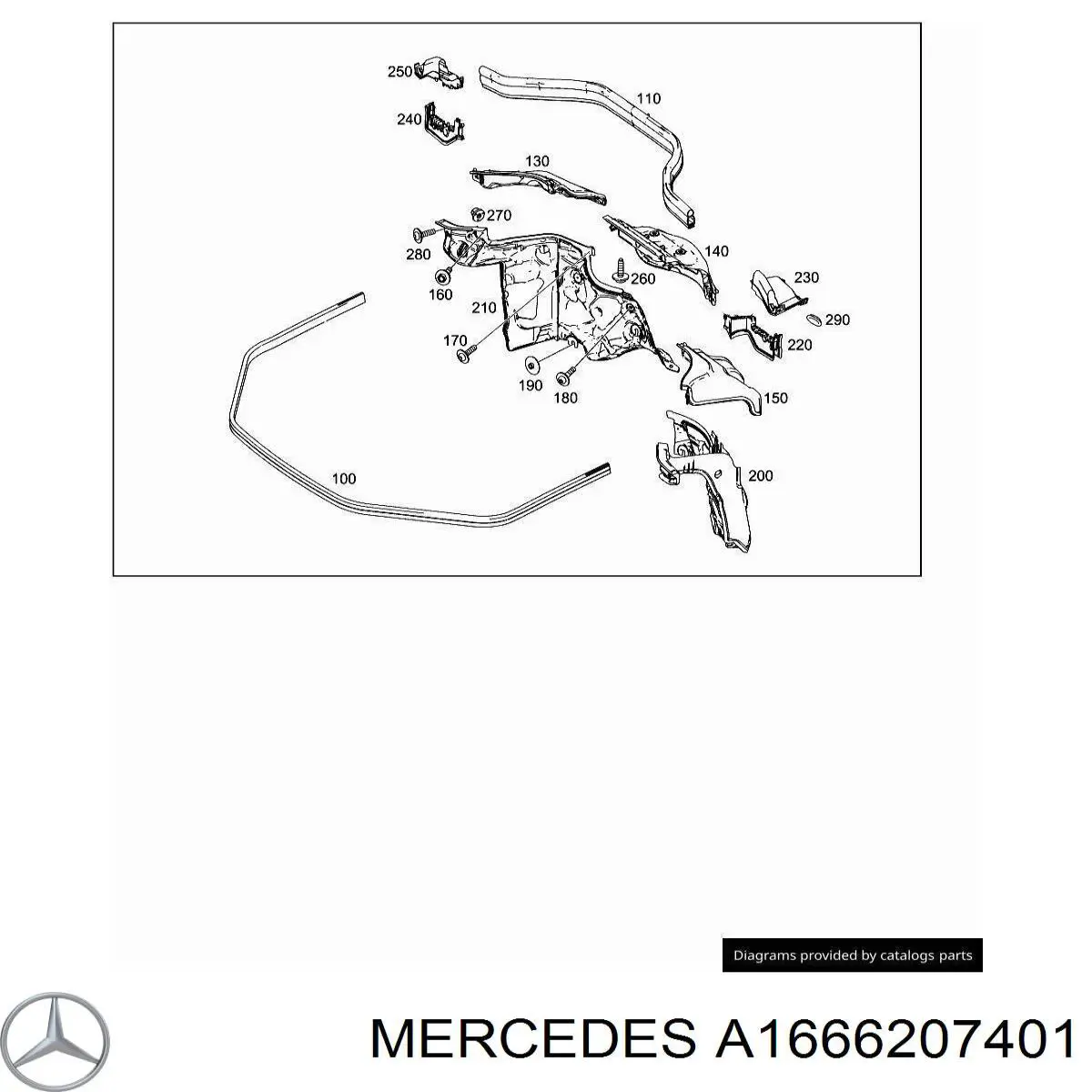  A1666207401 Mercedes