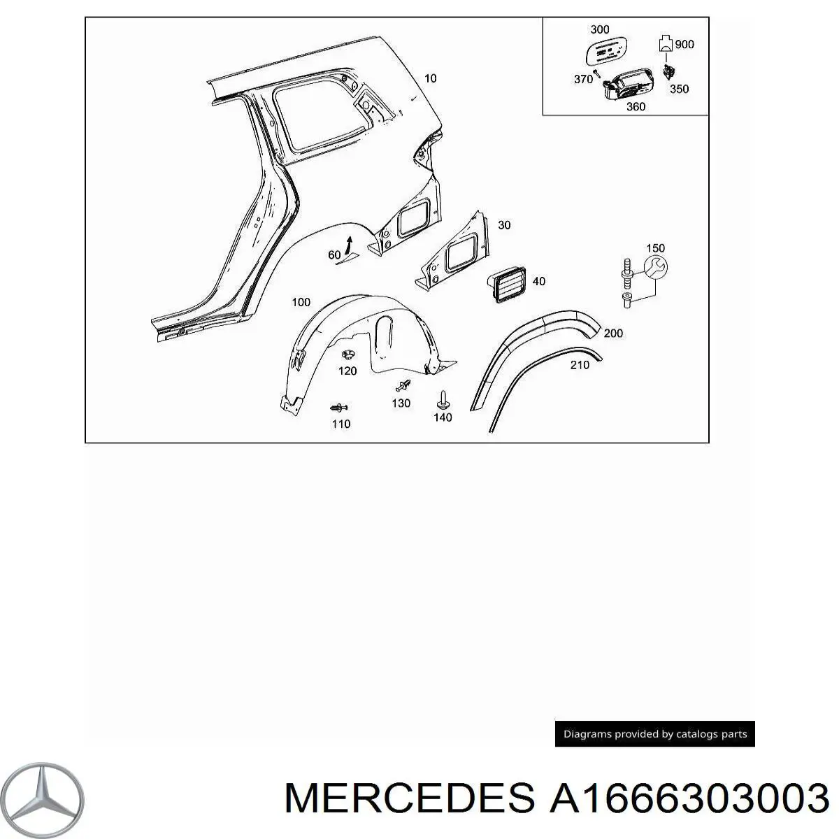 A1666303003 Mercedes 