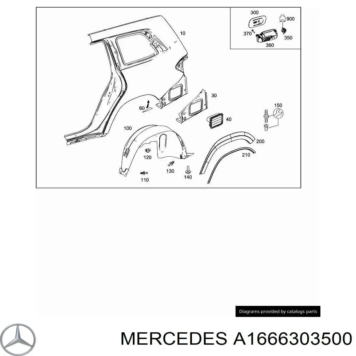 A1666303500 Mercedes 