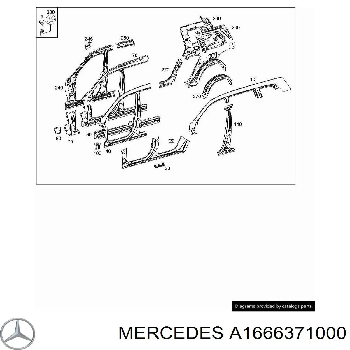 A1666371000 Mercedes 