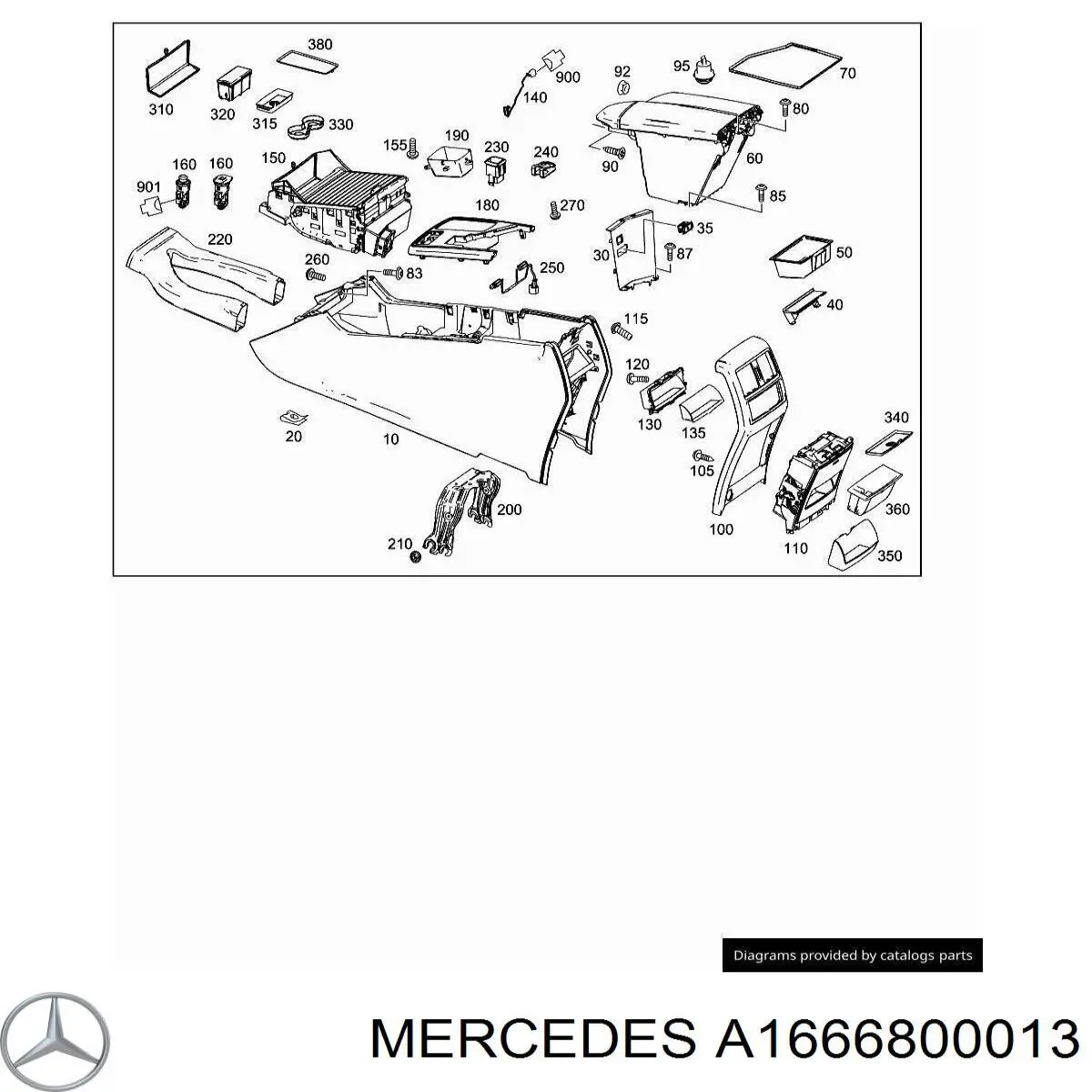 A1666800013 Mercedes