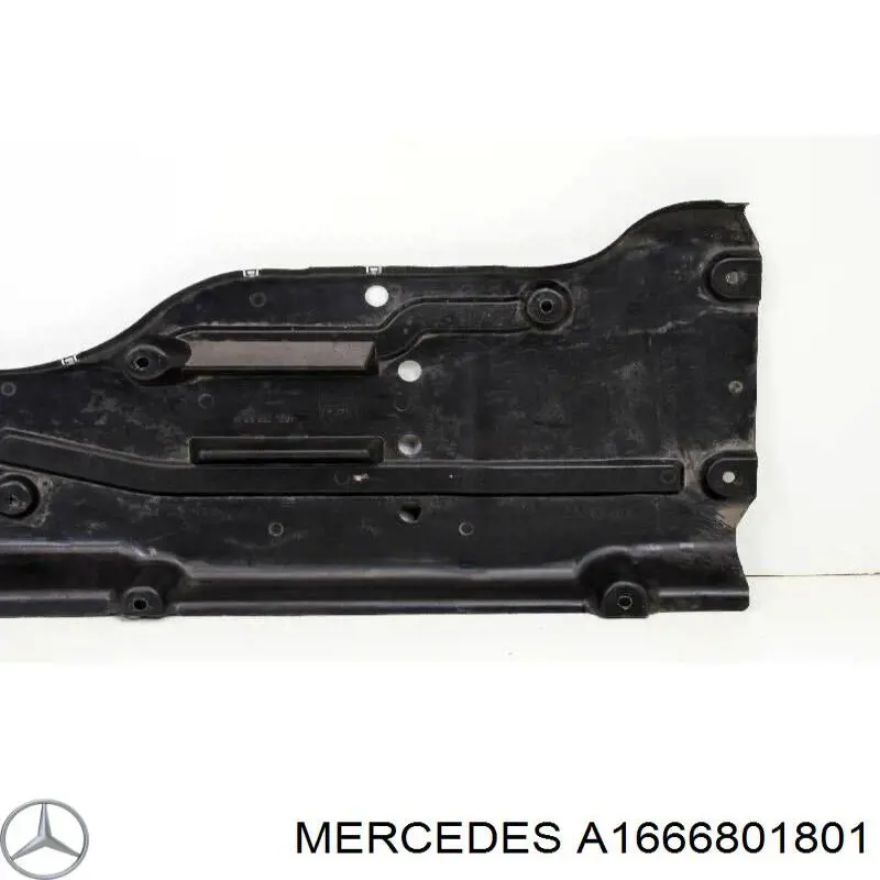 Купить 1666801801 Mercedes Защита днища левая