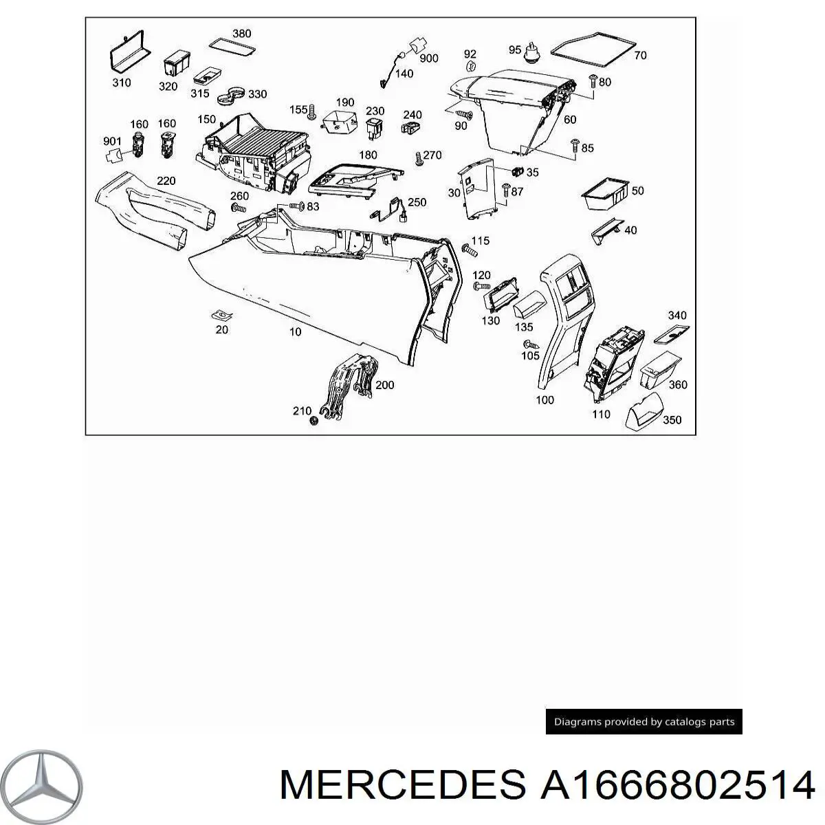 A1666801303 Mercedes 