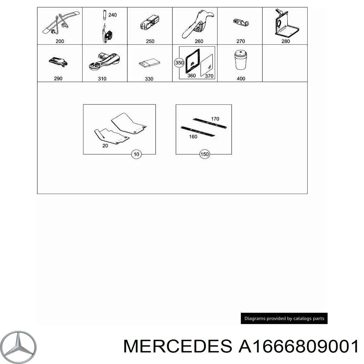  A1666809001 Mercedes