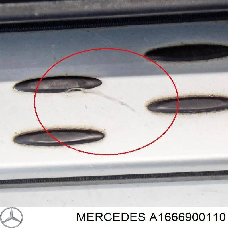 Рейлинг крыши левый Mercedes A1666900110 цена, от 139.20 USD