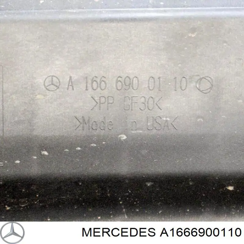 Купить A1666900110 Mercedes Рейлинг крыши левый