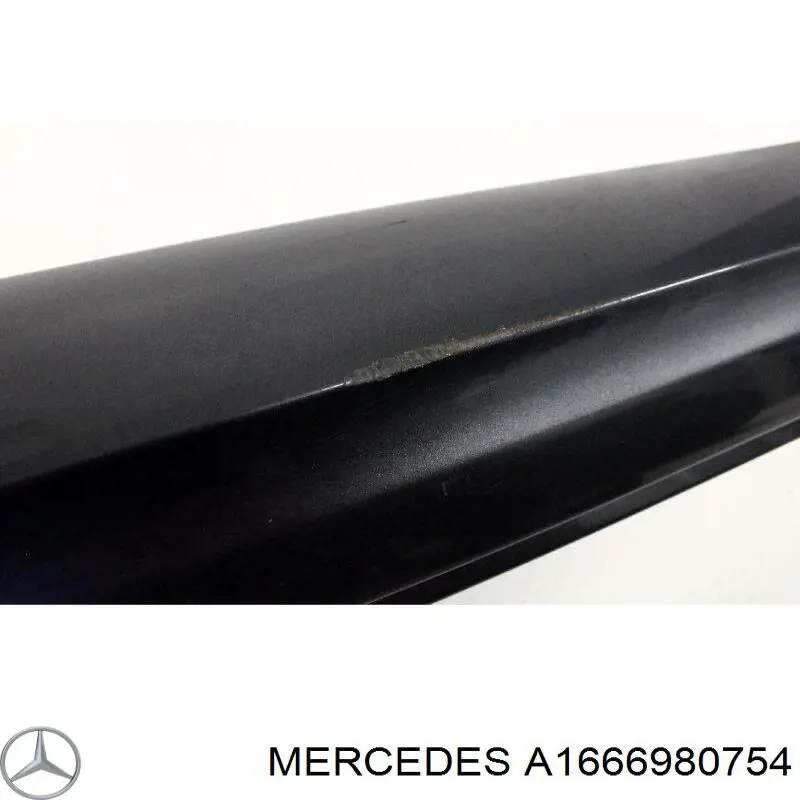 Накладка (молдинг) порога наружная левая Mercedes A1666980754 цена, от 54.58 USD