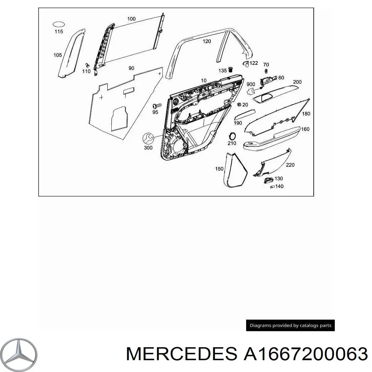  Mercedes A1667200063 цена, от 38.01 USD
