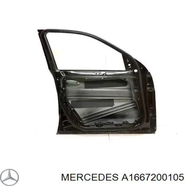 Передняя левая дверь Мерседес-бенц МЛ/ГЛЕ W166 (Mercedes ML/GLE)