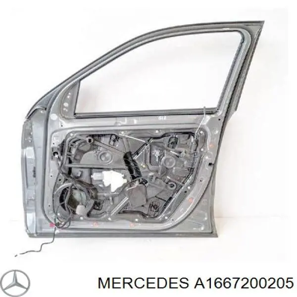 A1667200205 Mercedes дверь передняя правая