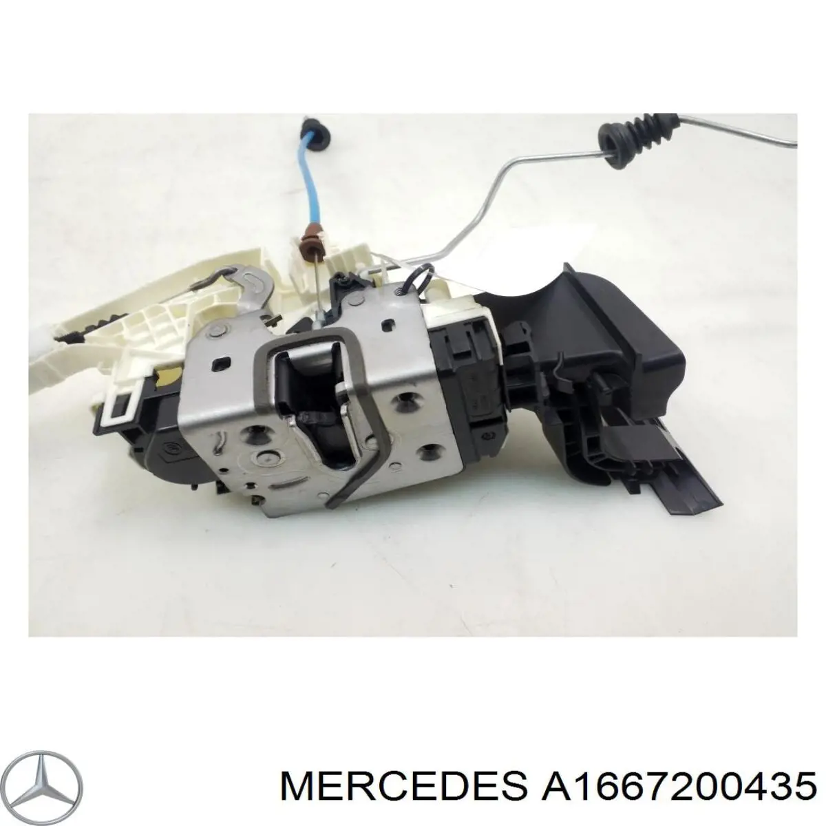 A166720043505 Mercedes fecho da porta dianteira direita