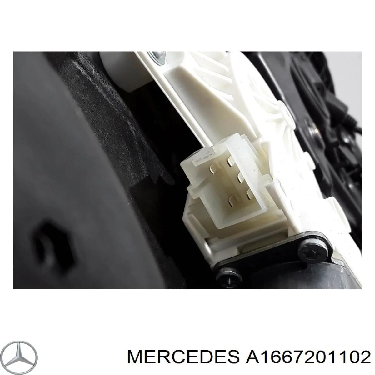 Mecanismo de acionamento de vidro da porta dianteira esquerda para Mercedes ML/GLE  W166