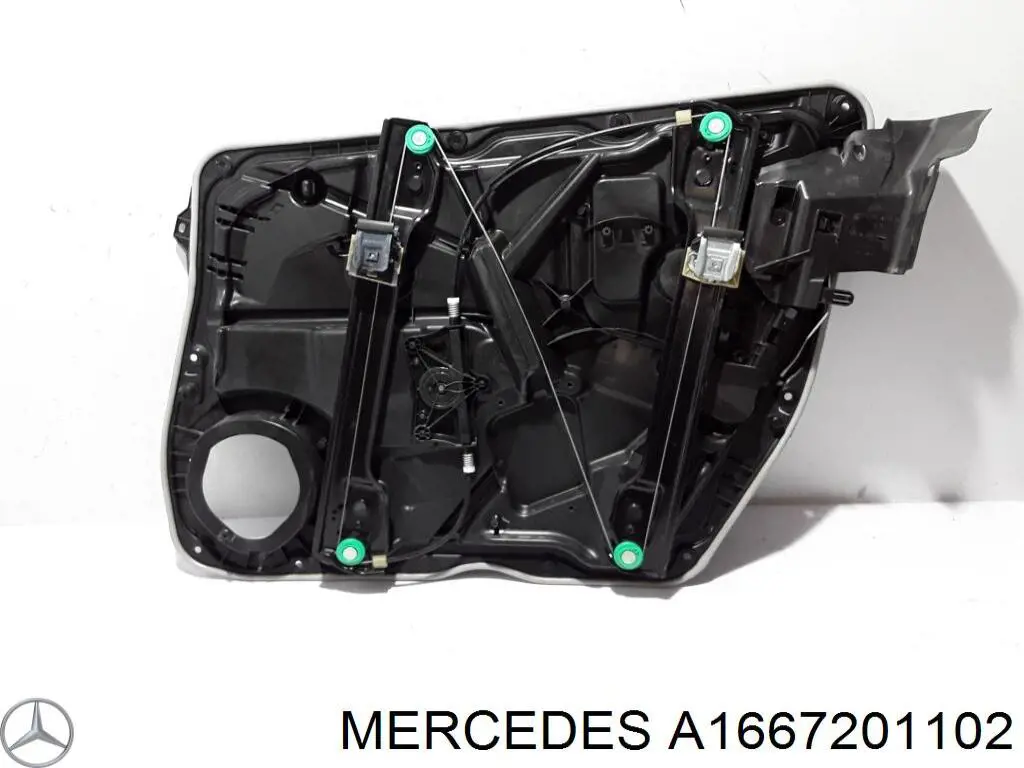 Mecanismo de acionamento de vidro da porta dianteira esquerda Mercedes ML/GLE SUV (W166) (2011 - 2014) 