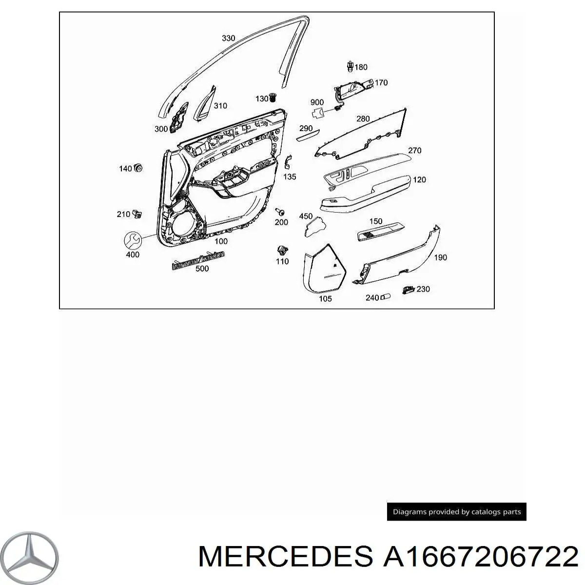 A1667206722 Mercedes 