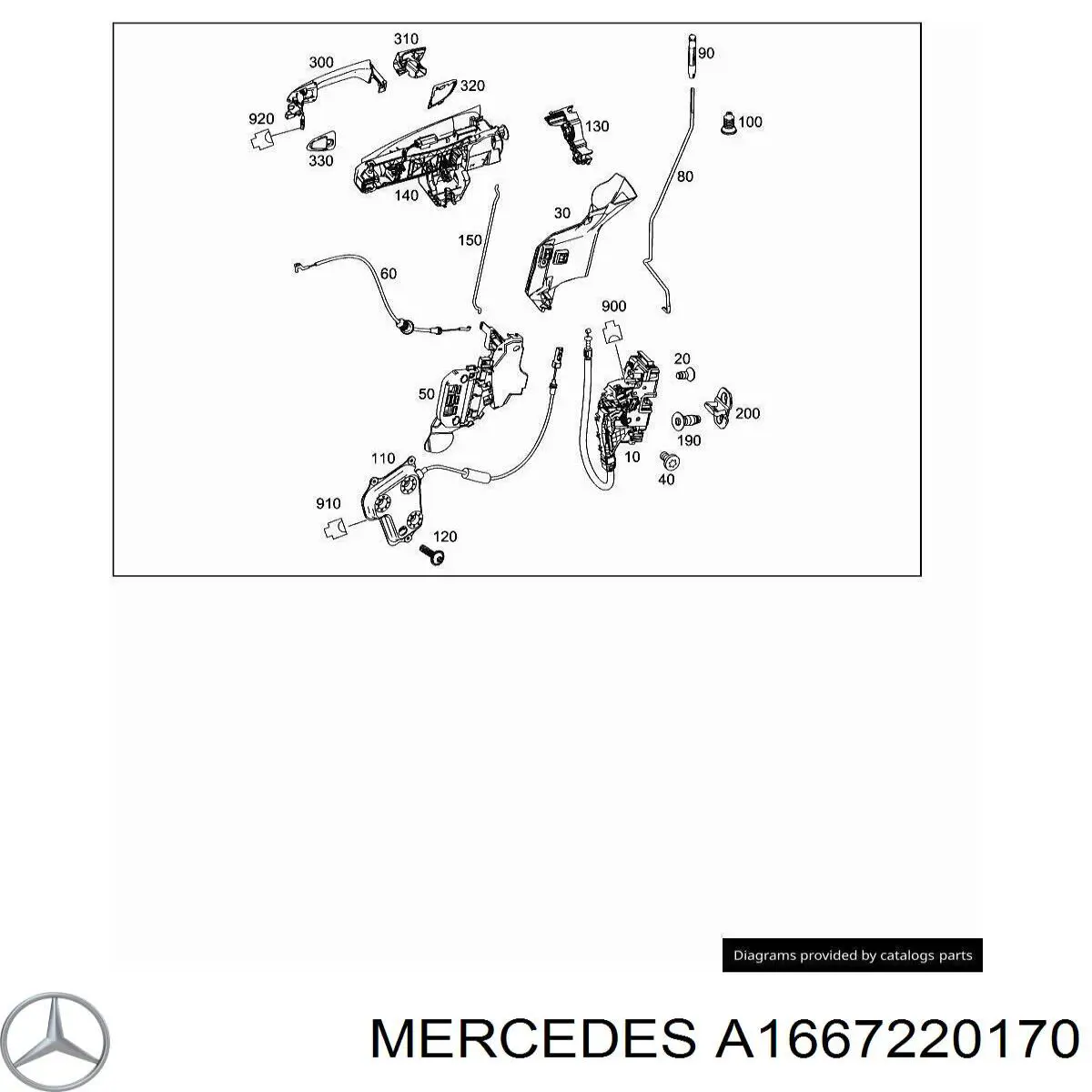 A1667220170 Mercedes 