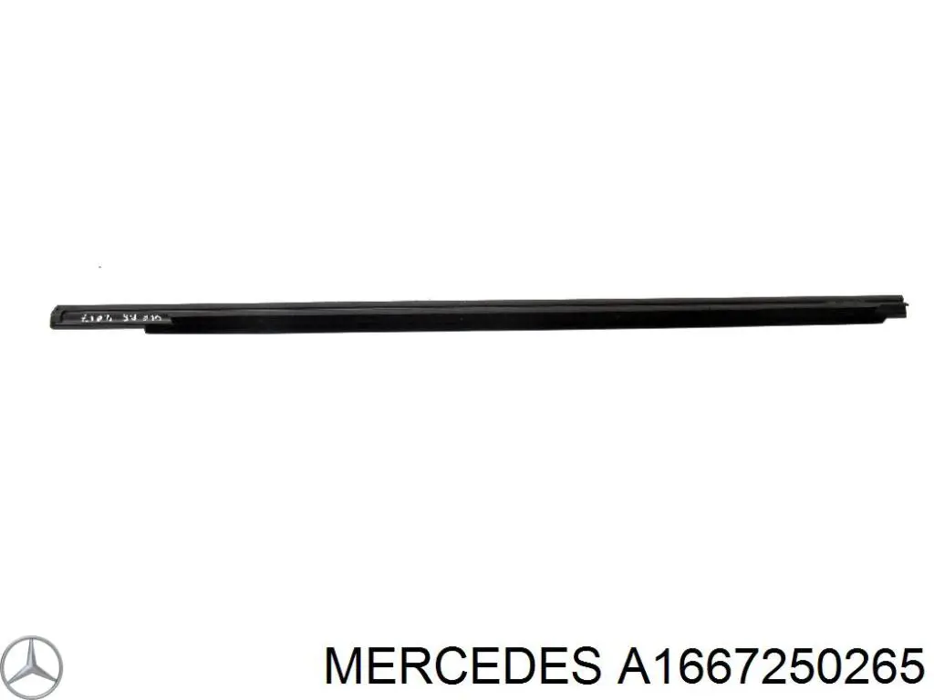 Уплотнитель стекла двери передней правой внешний (планка) Mercedes 1667250265 цена, от 12.67 USD