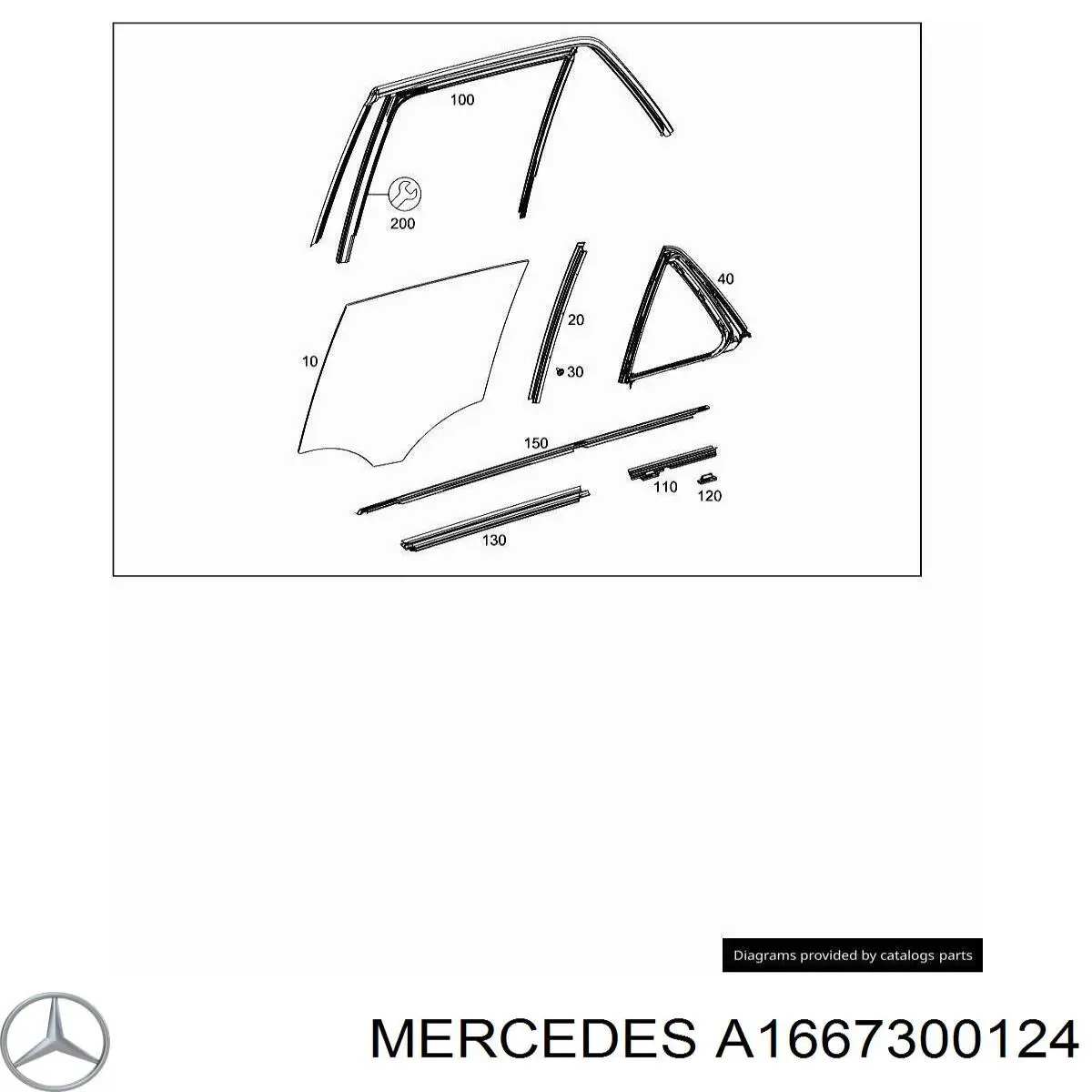 A1667300124 Mercedes 
