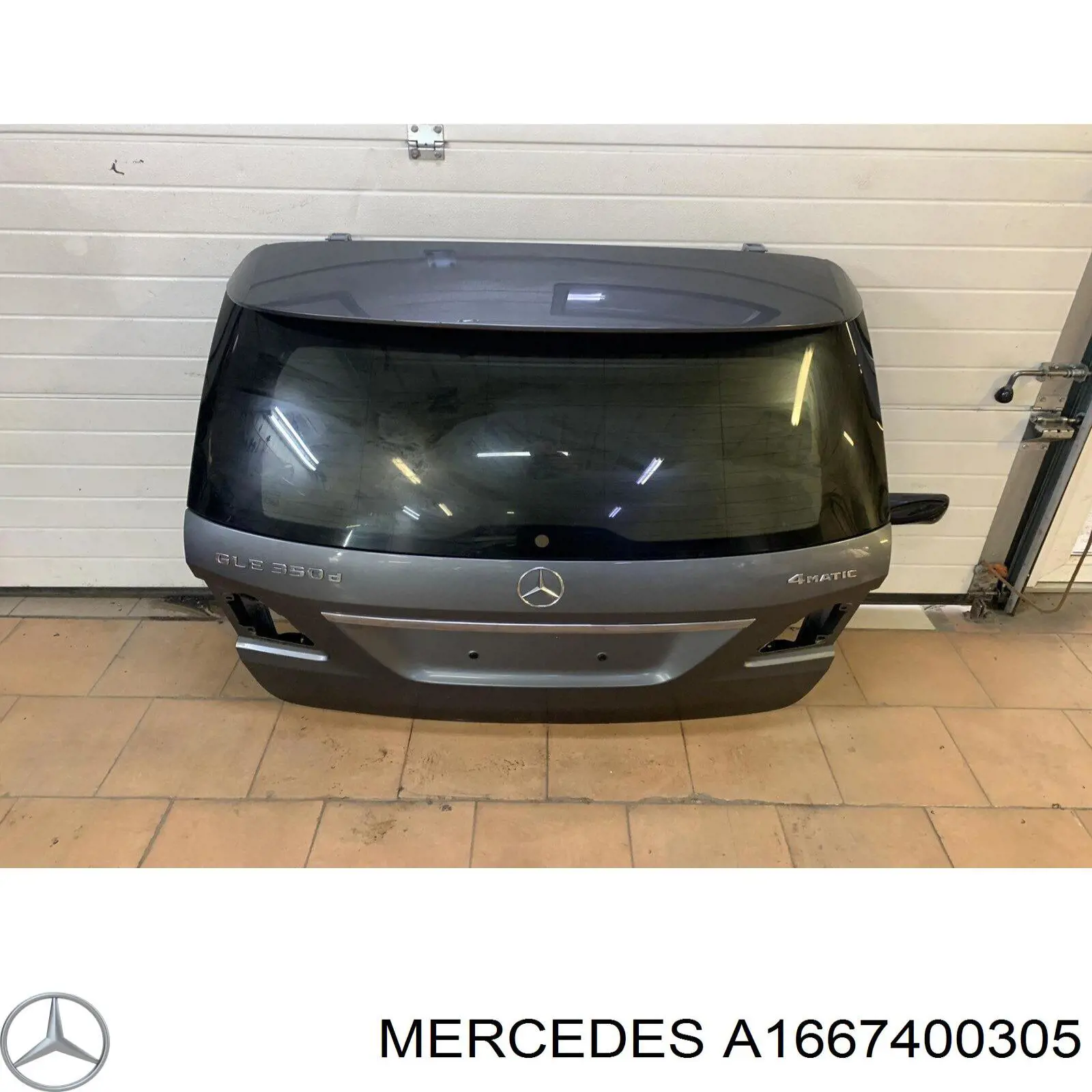 Крышка багажника на Mercedes ML/GLE (W166)