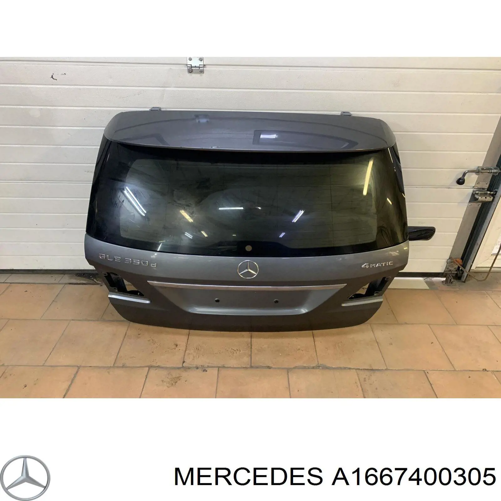  Дверь задняя (багажная 3/5-я (ляда) Mercedes ML/GLE 