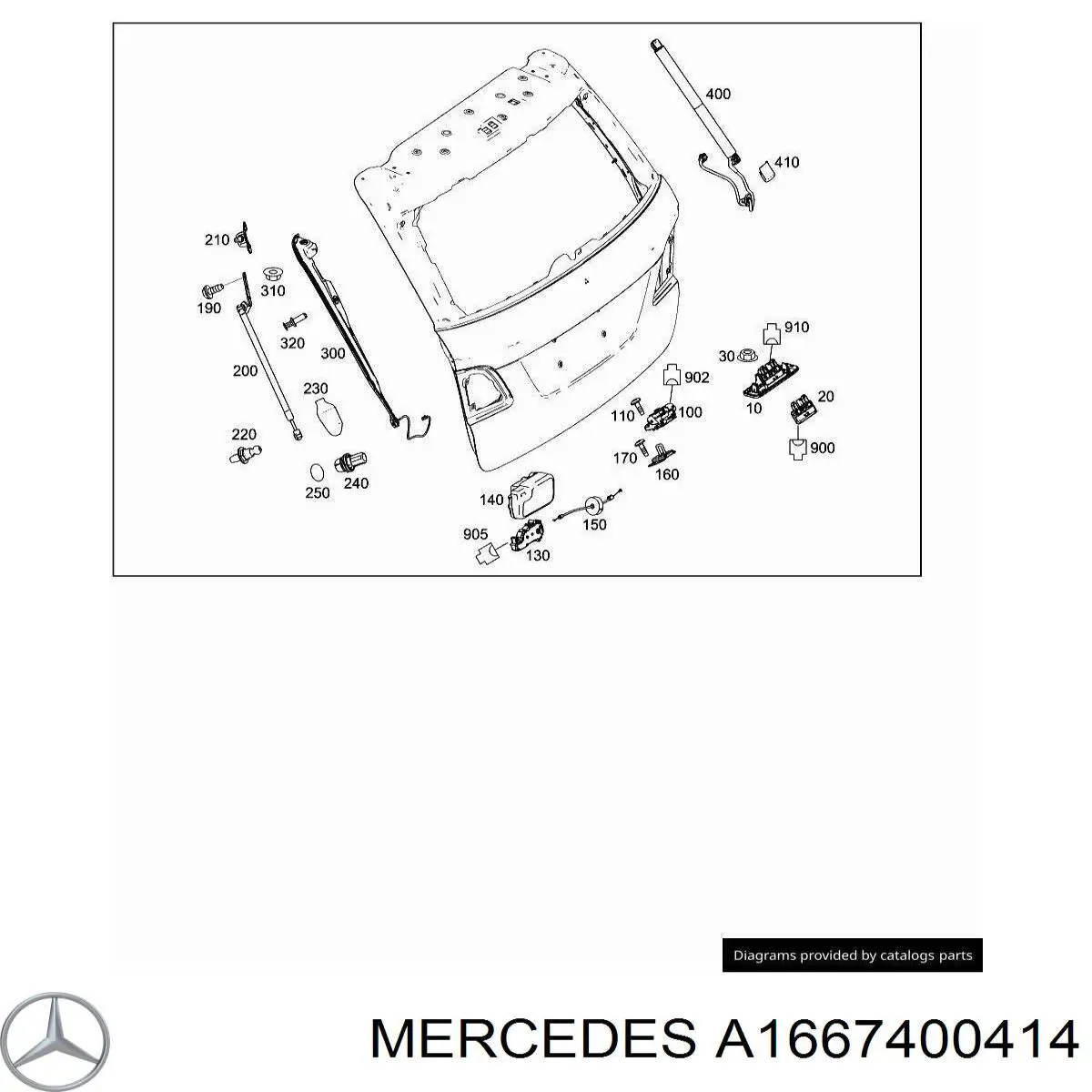 A1667400414 Mercedes 