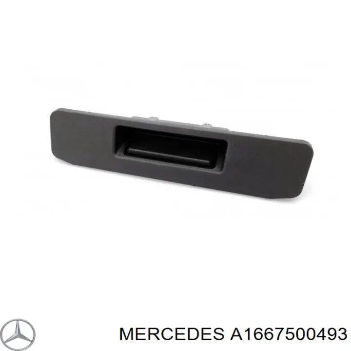 A1667500493 Mercedes puxador externo de tampa de porta-malas (de 3ª/5ª porta traseira)
