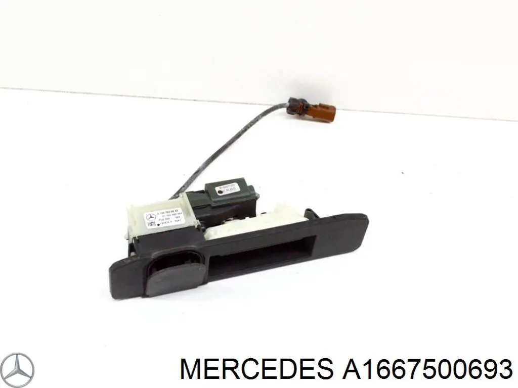 A1667500693 Mercedes puxador externo de tampa de porta-malas (de 3ª/5ª porta traseira)