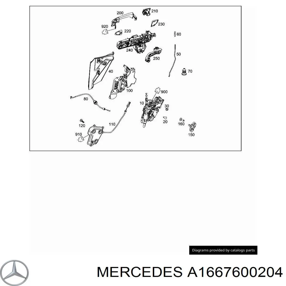 A1667600204 Mercedes 
