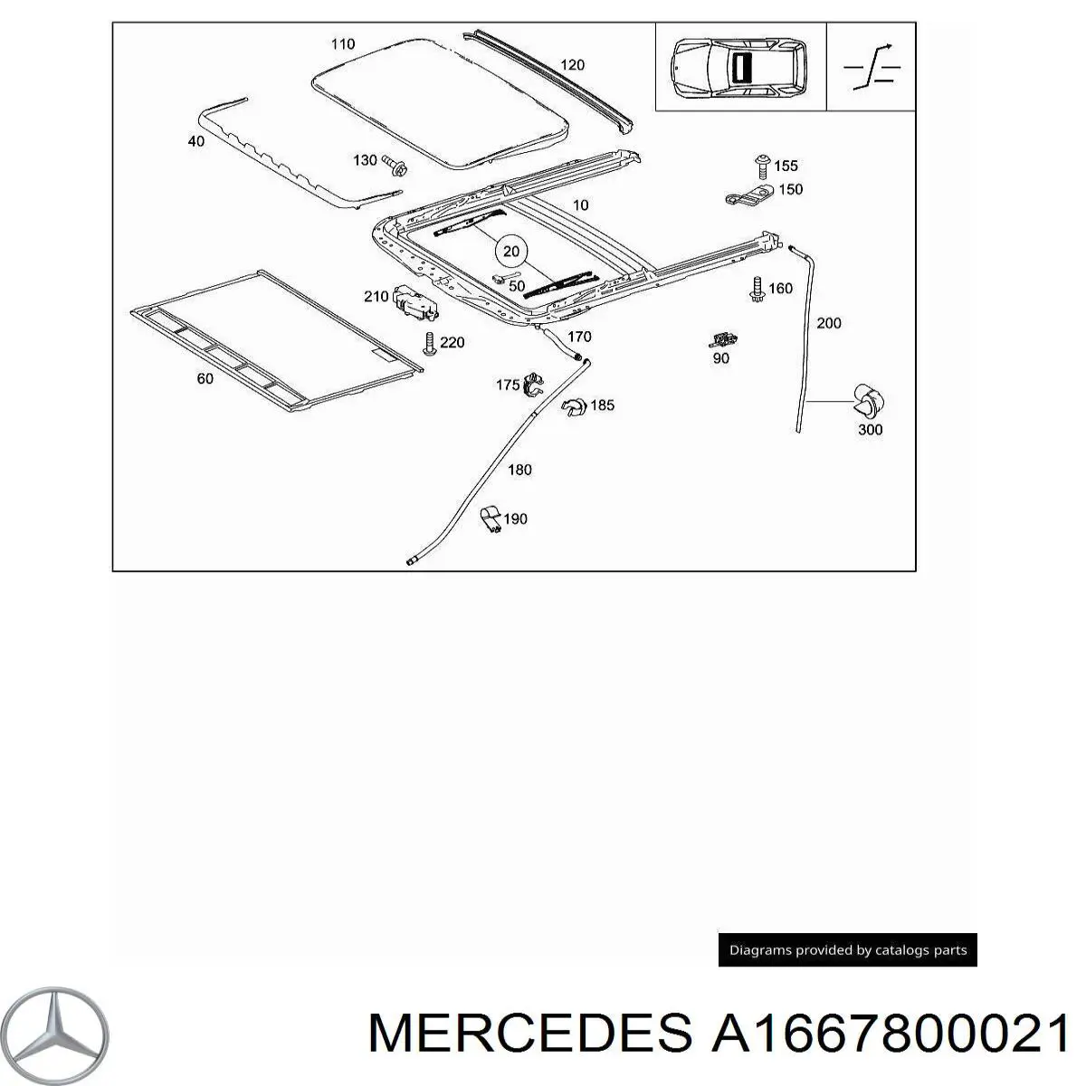  A1667800021 Mercedes