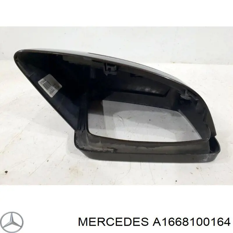 Placa sobreposta (tampa) do espelho de retrovisão esquerdo para Mercedes GL (X166)