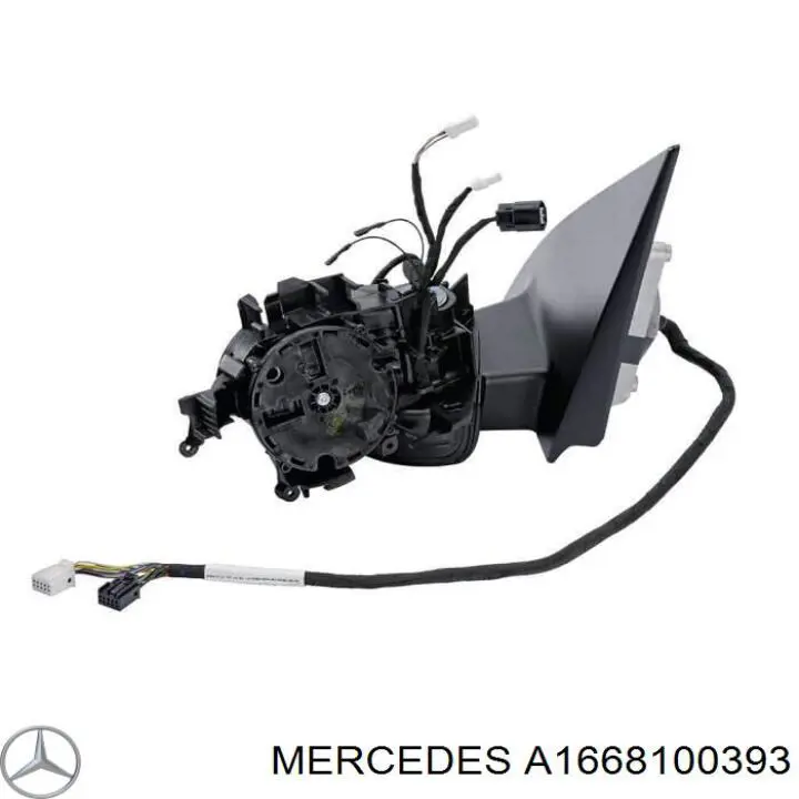 A1668100393 Mercedes espelho de retrovisão esquerdo