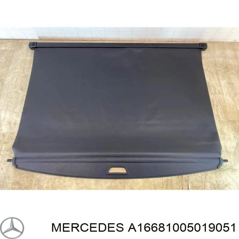 A16681005018Q96 Mercedes Каркасная шторка багажного отсека