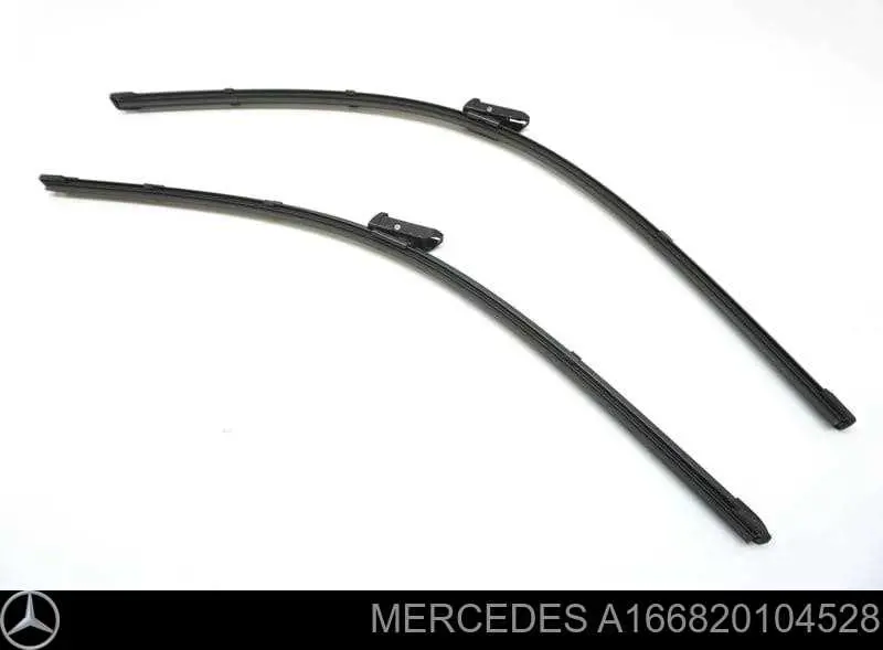 A166820104528 Mercedes limpa-pára-brisas do pára-brisas, kit de 2 un.