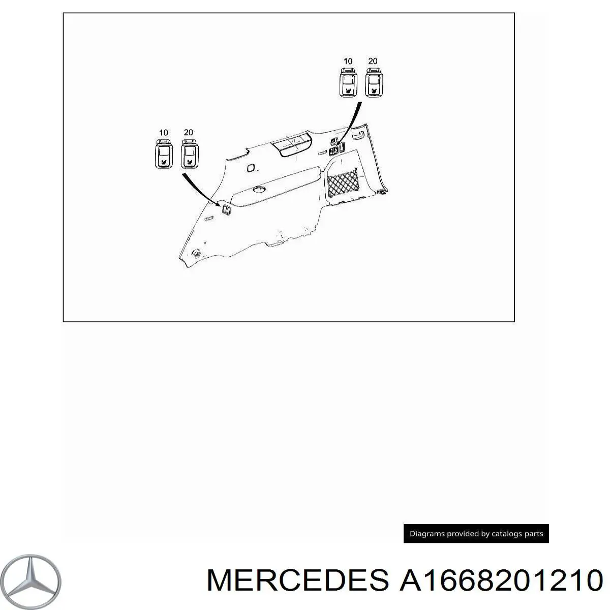 A1668201210 Mercedes 